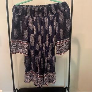 Off the shoulder romper - S